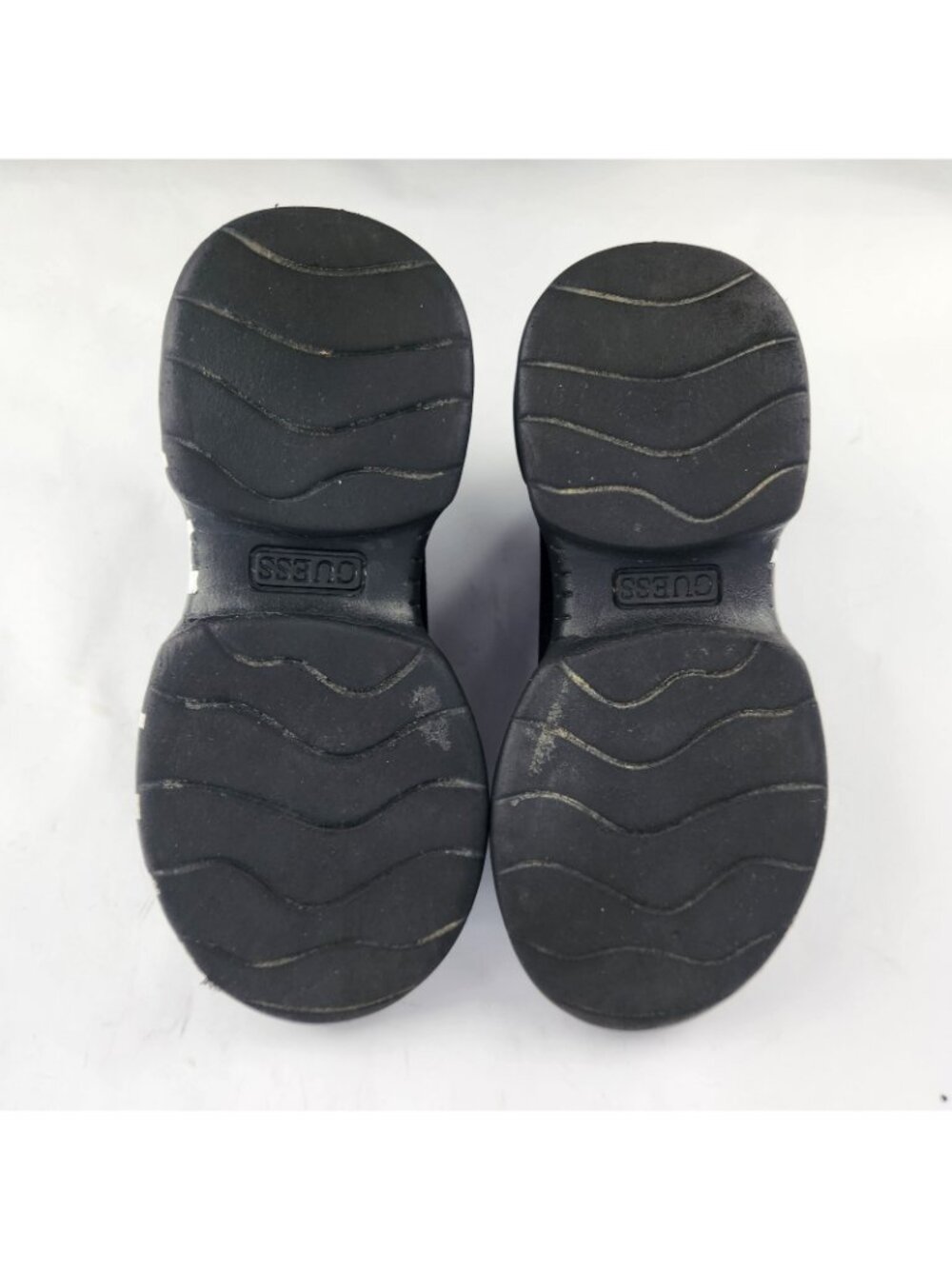 GUESS Black Sock Sneakers Size 5.5 High Top Knit Logo Athletic Running Shoes Wm - Picture 14 of 14
